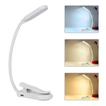 Luz de leitura Clip On, recarregável WIOR, 7 LEDs, 3 níveis