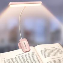 Luz de leitura Glocusent 26 LEDs recarregável com presilha, rosa Luz de leitura Glocusent 26 LEDs recarregável com presilha, rosa