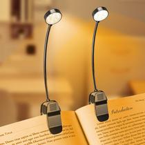 Luz de Leitura KTEBO 10 LEDs Recarregável com Presilha, 3 Cores Luz de Leitura KTEBO 10 LEDs Recarregável com Presilha, 3 Cores