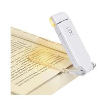 Luz De Leitura LED Recarregável USB Com Proteção Para Os Olhos, Lâmpada De Leitura Portátil Com