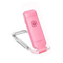 Luz de Leitura LED USB Recarregável Com Clipe Portátil Luminária Compacta