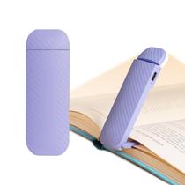 Luz de leitura para livros HEMONNKAM recarregável com presilha, roxa Luz de leitura para livros HEMONNKAM recarregável com presilha, roxa