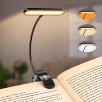 Luz de livro recarregável Gritin com 19 LED e 3 temperaturas de cor