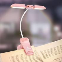 Luz de livro Vekkia 14 LED recarregável com 3 temperaturas de cor