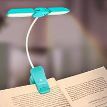 Luz de livro Vekkia 14 LED recarregável com 3 temperaturas de cor