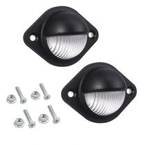 Luz de matrícula Justech 3LEDs 12V 24V à prova d'água 2 unidades