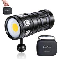 Luz de mergulho LetonPower TS S 10000 lúmens 100m impermeável