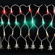 Luz de Natal Cascata 160 Lâmpadas LED Color 8F Fio Verde Estrela 127V 6,0 Mts Luz de Natal Cascata 160 Lâmpadas LED Color 8F Fio Verde Estrela 127V 6,0 Mts