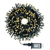 Luz de Natal Cordão 500 Lâmpadas Led Warm Fio Verde Externo Bivolt 50m Luz de Natal Cordão 500 Lâmpadas Led Warm Fio Verde Externo Bivolt 50m