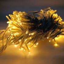 Luz de Natal Cortina 500 Lâmpadas LED Warm 10 Funções Fio Branco Bivolt 3x2,5m Bivolt Luz de Natal Cortina 500 Lâmpadas LED Warm 10 Funções Fio Branco Bivolt 3x2,5m Bivolt