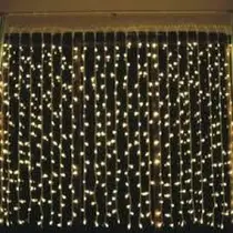 Luz de Natal Cortina 500 Lâmpadas LED Warm Branco Morno Fio Branco 127V 4m x 2,20 M/F Luz de Natal Cortina 500 Lâmpadas LED Warm Branco Morno Fio Branco 127V 4m x 2,20 M/F