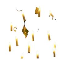 Luz De Natal Em Forma De Vela Sem Chama Com 10 a 20 LEDs E Clips Para Decoração De Festas Em Casa E Luz De Natal Em Forma De Vela Sem Chama Com 10 a 20 LEDs E Clips Para Decoração De Festas Em Casa E