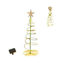 Luz De Natal LED Solar Quente Para Árvore, Decoração De Paisagem Para Pátio Externo Em Ferro