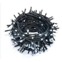 Luz de natal pisca pisca fio preto 9m