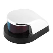 Luz De Navegação Bicolor Em Aço Abs 12V 1 Milha Náutica 10W