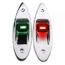 Luz de Navegação Bombordo e Boreste Olho de Tubarão 12v Luz de Navegação Bombordo e Boreste Olho de Tubarão 12v