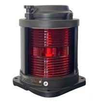 Luz De Navegação Bombordo Vermelha 112,5 Corpo em ABS Preto 12/24v Luz De Navegação Bombordo Vermelha 112,5 Corpo em ABS Preto 12/24v