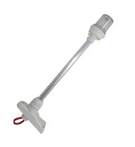 Luz De Navegação Mastro Branco Alcançado 40cm Led Barco Luz De Navegação Mastro Branco Alcançado 40cm Led Barco