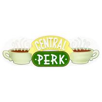 Luz de néon LED Central Perk montável na parede FRIENDS 38 cm