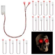 Luz de olhos LED brilhante para máscara, fantasia de Halloween Xuhal