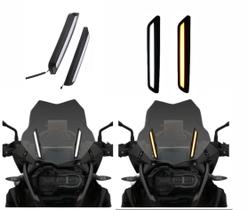 Luz De Parabrisa Led Guarnição C Sinal De Seta Para Moto Bmw