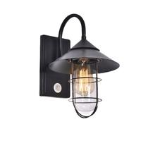 Luz de parede com sensor de movimento vintage Lâmpada de varanda interna externa