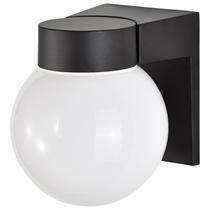 Luz de parede exterior Nuvo SF77/140 Black White Globe Luz de parede exterior Nuvo SF77/140 Black White Globe