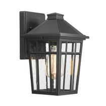 Luz de parede externa Darkaway Black Waterproof Alumínio
