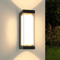 Luz de parede externa DUGWRY 24W preta IP65 impermeável 3000LM Luz de parede externa DUGWRY 24W preta IP65 impermeável 3000LM