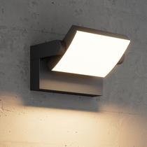 Luz de parede externa Lundwa 40W Black LED 3000K IP65 Luz de parede externa Lundwa 40W Black LED 3000K IP65