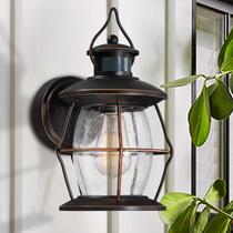 Luz de parede externa MrSconce Motion Sensor Dusk to Dawn