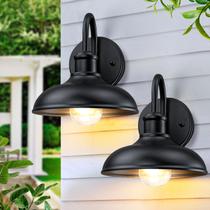 Luz de parede externa MYHXQ Gooseneck Matte Black E26 Base Luz de parede externa MYHXQ Gooseneck Matte Black E26 Base