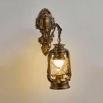 Luz de parede, lanterna vintage, bronze antigo, vidro, ferro, 45 cm Luz de parede, lanterna vintage, bronze antigo, vidro, ferro, 45 cm