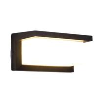 Luz De Parede LED Antracite Com Sensor De Movimento Para Exterior, Varanda, Jardim, Lâmpada Retro