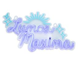 Luz de parede LED de néon Harry Potter Lumos Maxima 25 cm de altura