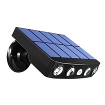 Luz De Parede LED Solar Com Sensor De Movimento À Prova d'Água IP65 Para Iluminação De Jardim,