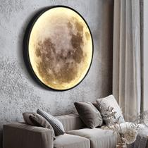 Luz de parede LEDIARY Dimmable Moon 50cm com controle remoto