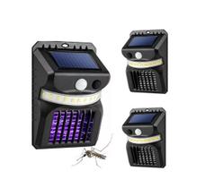 Luz De Parede Movida A Energia Solar Uv Mosquito