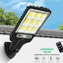 Luz de parede solar 108 COB LED impermeável com sensor de presença