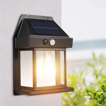 Luz De Parede Solar LED Externa Sem Fio Do Anoitecer Ao Amanhecer Sensor De Movimento 3 Modos Luz De