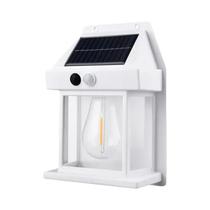 Luz De Parede Solar LED Para Exterior Com Sensor, Decorativa Para Jardim, Três Modos