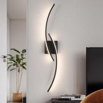 Luz de parede Sovinzert Modern LED 80 cm 26W 110V preta Luz de parede Sovinzert Modern LED 80 cm 26W 110V preta
