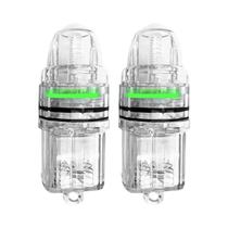 Luz De Pesca Subaquática ShareShark Transparente Com LED Piscante Para Trolling No Oceano 2pcs