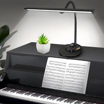 Luz de piano Tonyest Lâmpada de piano LED com pescoço de ganso ajustável