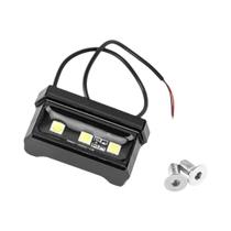 Luz De Placa De Licença De Motocicleta LED Mini 12V Em Liga De Alumínio CNC, Luz Traseira Para Luz De Placa De Licença De Motocicleta LED Mini 12V Em Liga De Alumínio CNC, Luz Traseira Para