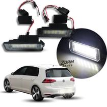 Luz de Placa Led Golf Mk7 2014 a 2017 Branca Com Canceller Luz de Placa Led Golf Mk7 2014 a 2017 Branca Com Canceller