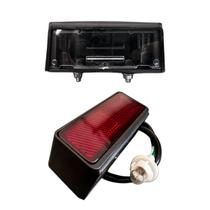 Luz de Placa olho de gato Fan Titan Start + Fiação + Lâmpada