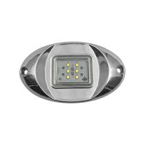 Luz de Popa em ABS Cromado LED 12v Para Barcos Lanchas