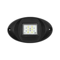 Luz de Popa em ABS Preta LED 12v Para Barcos Lanchas