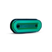 Luz De Posição Lateral Led Oval OLOGO Esmeralda Caminhão Carreta Baú